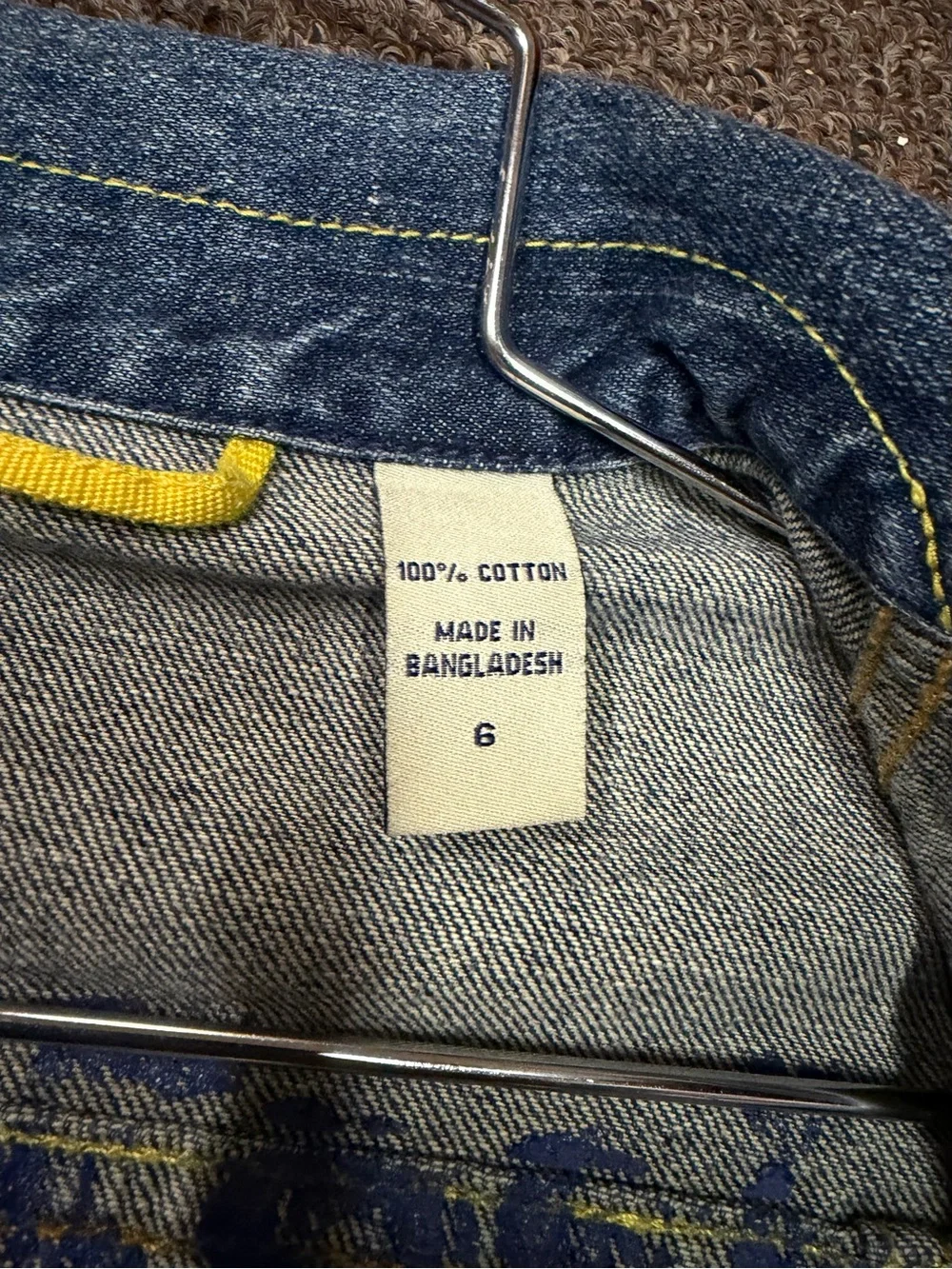 OshKosh B'gosh Blue Denim Jacket with Tigers Patch